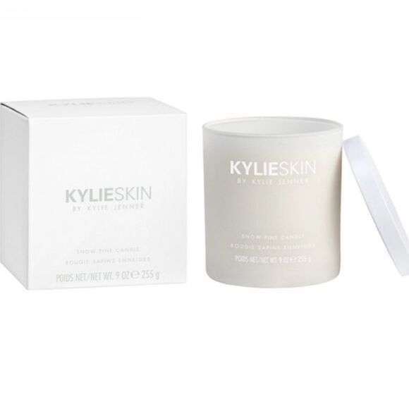 KYLIE COSMETICS/ Kylie Skin Snow Pine Candle-9oz Vegan Soy Wax,55-Hour B… - Picture 13 of 17
